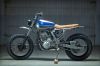 Hliníkový blatník styl Scrambler - šířka 115mm, délka 480mm